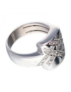 18 quilates Oro, Oro blanco - Anillo - 0.02 ct Diamante