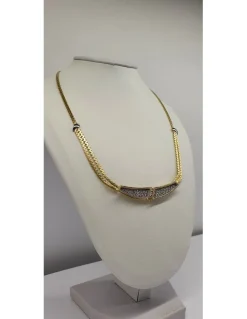 18 quilates Oro, Oro blanco - Collar - 0.04 ct Diamante - Diamante