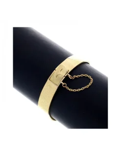 Reloj de Oro amarillo con diseño OMEGA, Brillantes y Rubíes