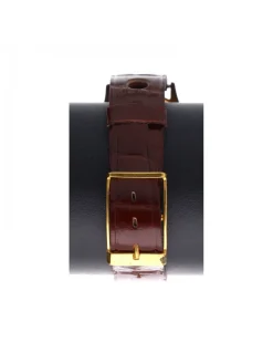 Reloj de Oro Amarillo 18K Marca DOGMA, con Correas en Piel
