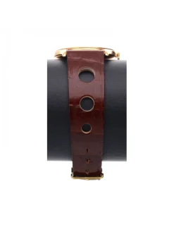 Reloj de Oro Amarillo 18K Marca DOGMA, con Correas en Piel
