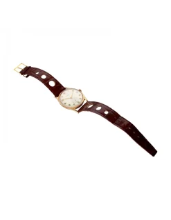 Reloj de Oro Amarillo 18K Marca DOGMA, con Correas en Piel