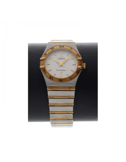 Reloj Omega Constellation de oro amarillo 18 K y acero