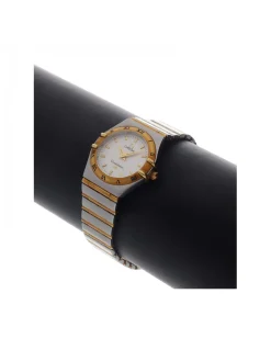 Reloj Omega Constellation de oro amarillo 18 K y acero