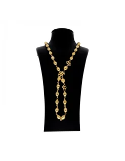 Rosario oro amarillo 18kl