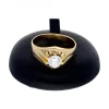 Solitario con zirconita oro amarillo 18kl
